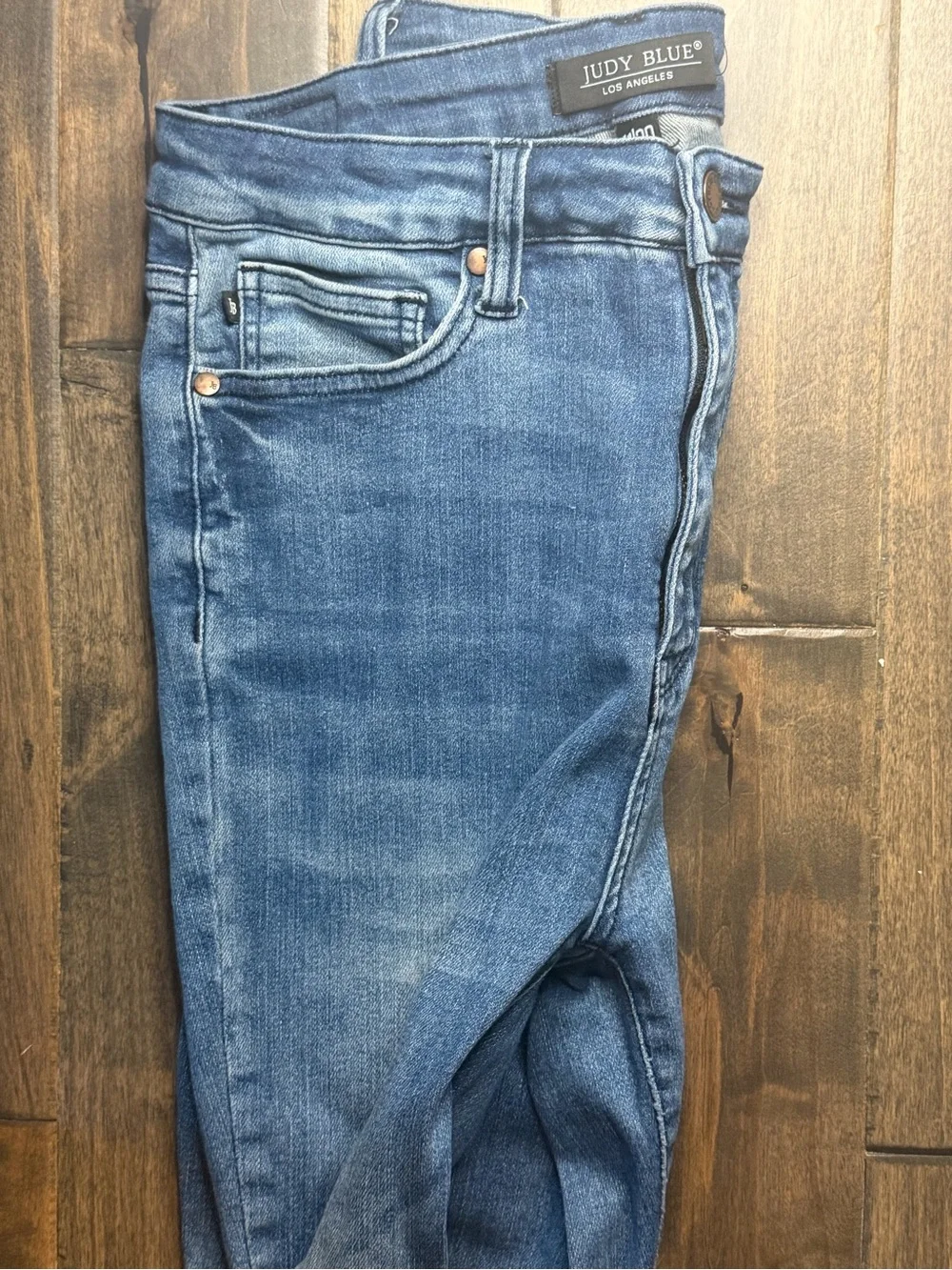 Judy Blue Women’s High Rise Skinny Jeans Light Wash Stretch Denim Size 11/30